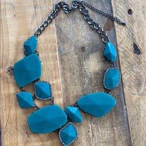 Turquoise statement necklace